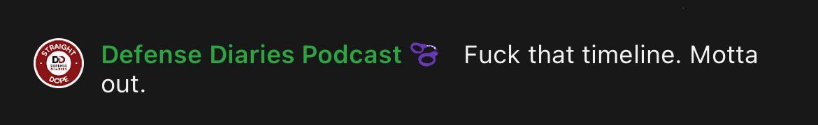 Fuck that timeline. Motta out.