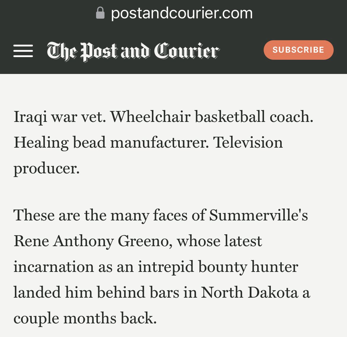 Anthony Greeno: Iraqi war vet