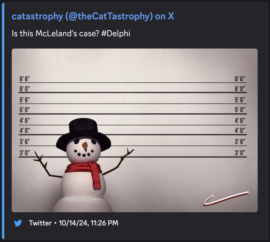 Catastrophy: Is this McLeland's case? 