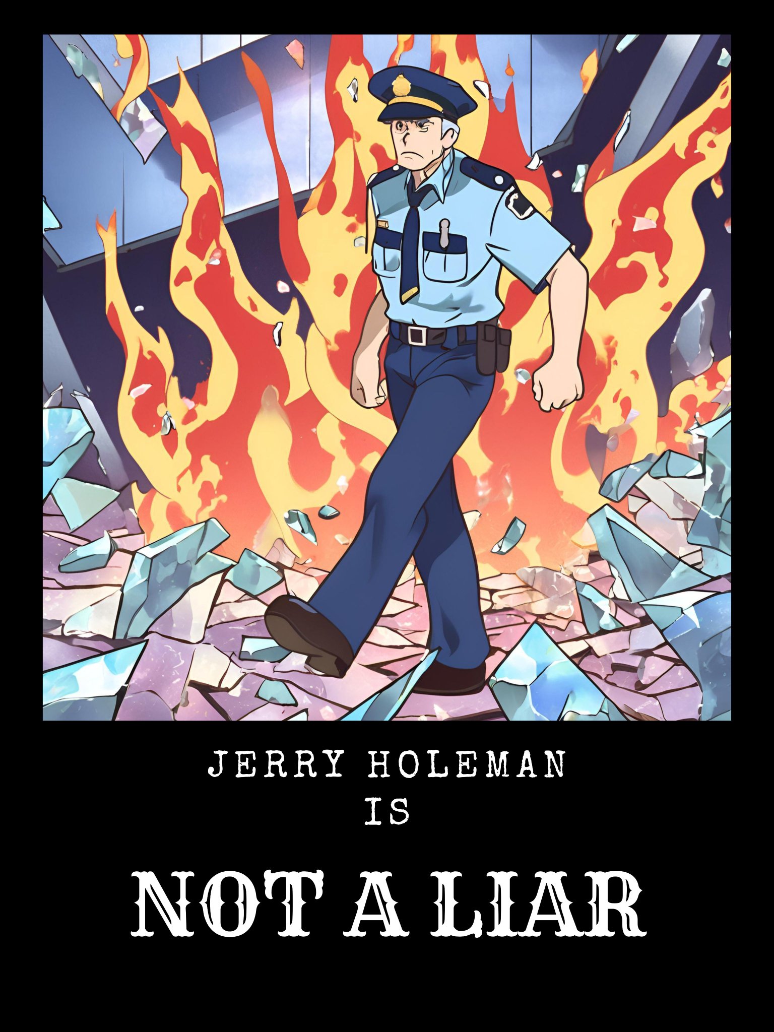 Jerry Holeman, on fire, is not a liar.