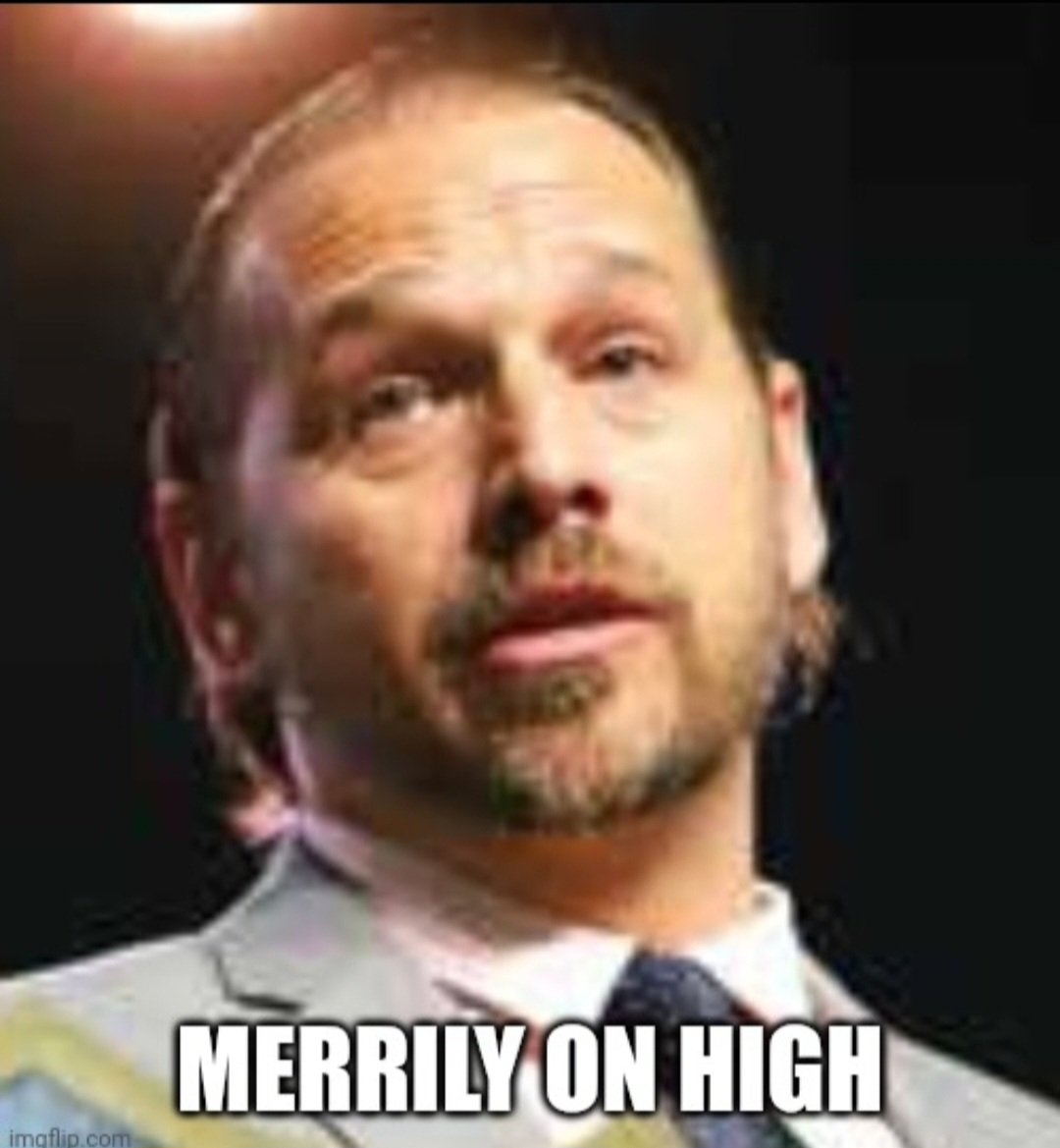 Dick: Merrily on high