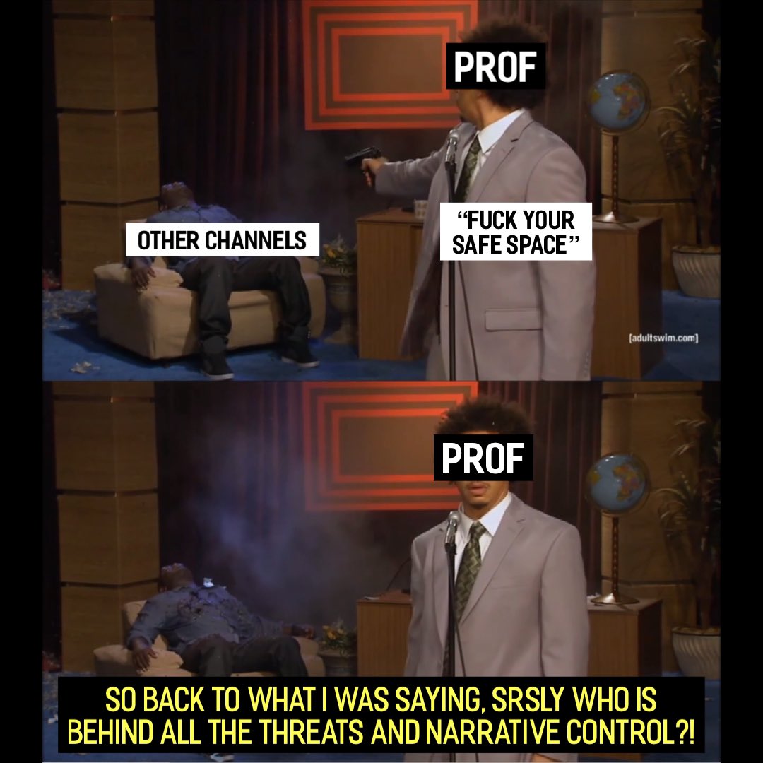 Prof, dipshit lunatic.