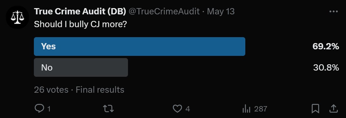 DB: Should I bully CJ more?