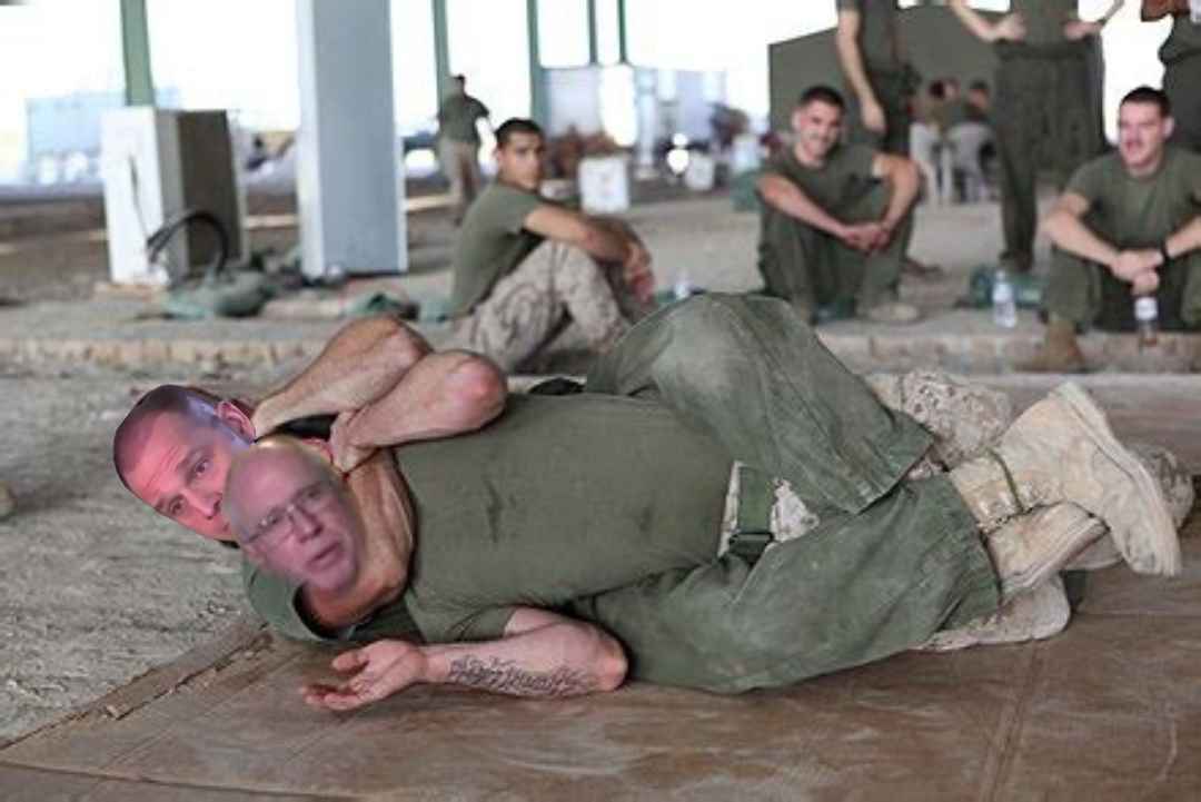 Nick's hairplugs wrestlin MullinS