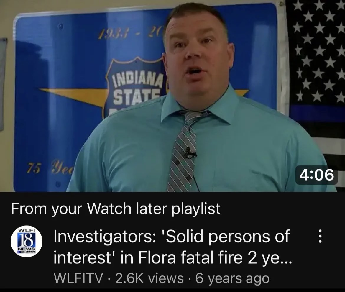 Jerry Holeman says they have a 'Solid person of interest in the Flora Fire'